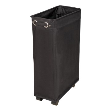 WENKO 69737800 - Tvättkorg CORNO 18,5 x 60 cm, svart