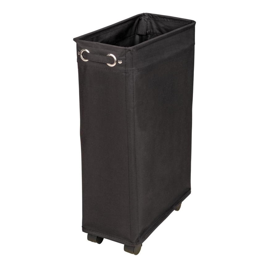 WENKO 69737800 - Tvättkorg CORNO 18,5 x 60 cm, svart