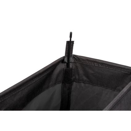 WENKO 69737800 - Tvättkorg CORNO 18,5 x 60 cm, svart