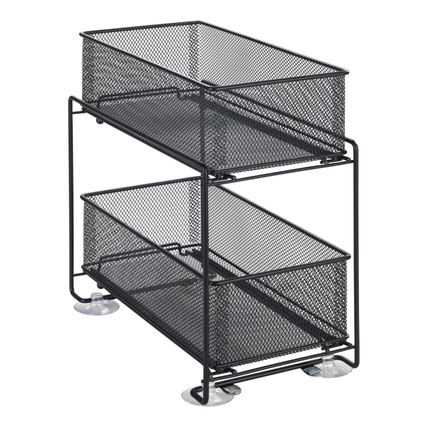 WENKO 69768800 - Lådhållare GIOMA 35x33,5 cm svart