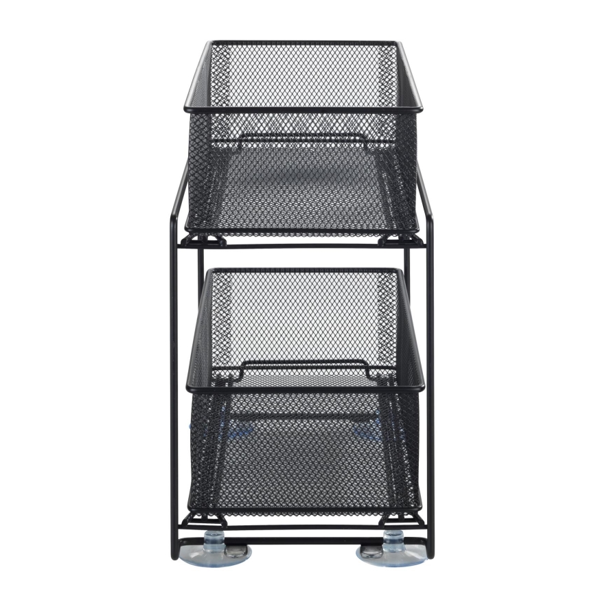 WENKO 69768800 - Lådhållare GIOMA 35x33,5 cm svart