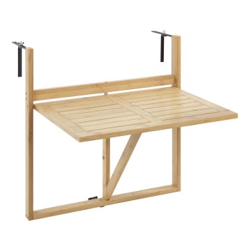 WENKO 69806800 - Bord WAIKIKI 64 x 65 cm vit/brun