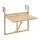 WENKO 69806800 - Bord WAIKIKI 64 x 65 cm vit/brun