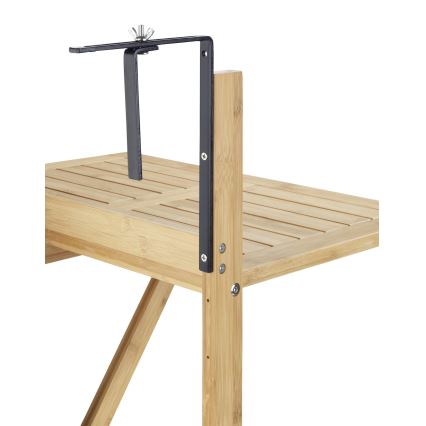 WENKO 69806800 - Bord WAIKIKI 64 x 65 cm vit/brun