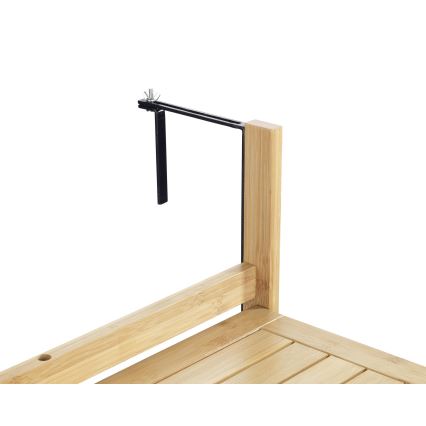 WENKO 69806800 - Bord WAIKIKI 64 x 65 cm vit/brun