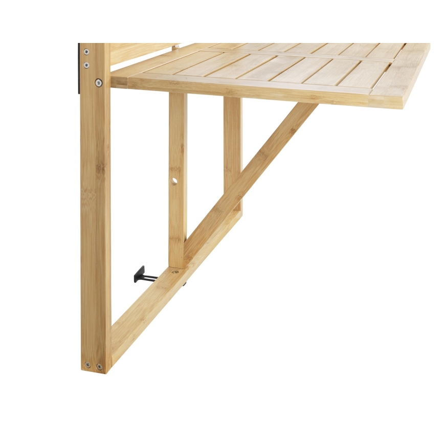 WENKO 69806800 - Bord WAIKIKI 64 x 65 cm vit/brun