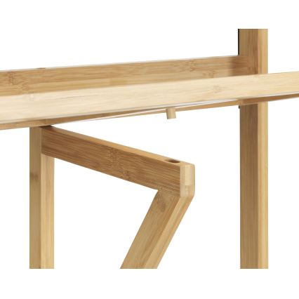 WENKO 69806800 - Bord WAIKIKI 64 x 65 cm vit/brun