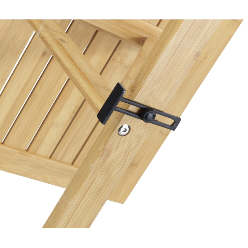WENKO 69806800 - Bord WAIKIKI 64 x 65 cm vit/brun