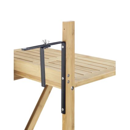 WENKO 69806800 - Bord WAIKIKI 64x65 cm vit/brun