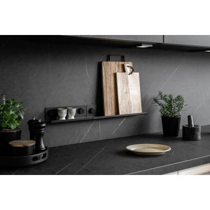 WENKO 71145800 - Hållare JET 25x7,5 cm svart