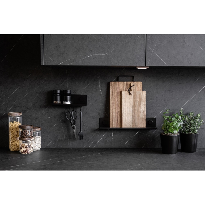 WENKO 71145800 - Hållare JET 25x7,5 cm svart