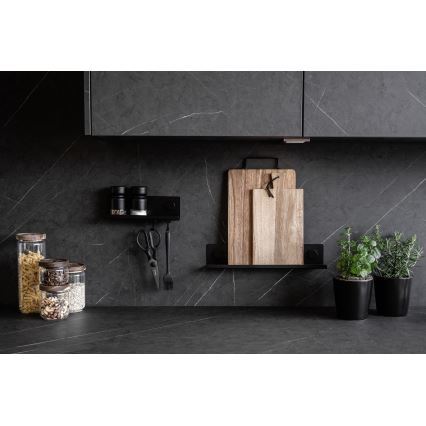 WENKO 71146800 - Kryddburkar JET 40x7,5 cm svart