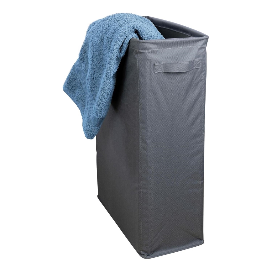 WENKO 71299800 - Tvättkorg SLIM 20x60 cm antracit