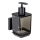WENKO 71444800 - Tvåldispenser VACUUM-LOC QUADRO ED 7,5x16 cm svart