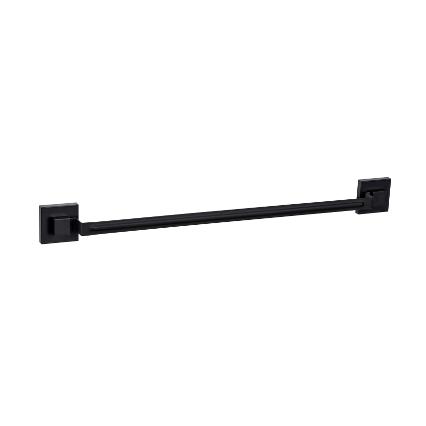 WENKO 71445800 - Handdukstång VACUUM-LOC QUADRO ED 60,5x6 cm svart
