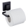 WENKO 71447800 - Toalettpappershållare VACUUM-LOC QUADRO ED 14x11 cm, svart
