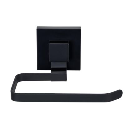 WENKO 71447800 - Toalettpappershållare VACUUM-LOC QUADRO ED 14x11 cm, svart