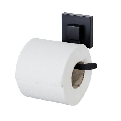 WENKO 71447800 - Toalettpappershållare VACUUM-LOC QUADRO ED 14x11 cm, svart