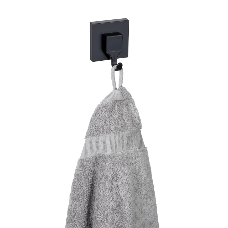 WENKO 71448800 - Krok VACUUM-LOC QUADRO ED 6x7 cm svart