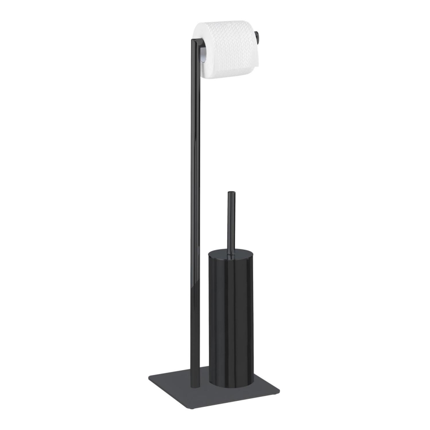 WENKO 71556800 - WC-set RECCO 20x71,5 cm svart
