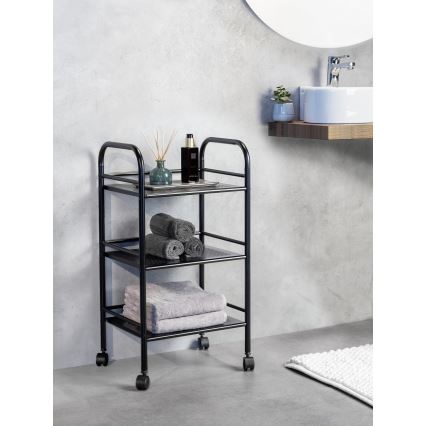 WENKO 71560800 - Rullvagn 41x75 cm, svart
