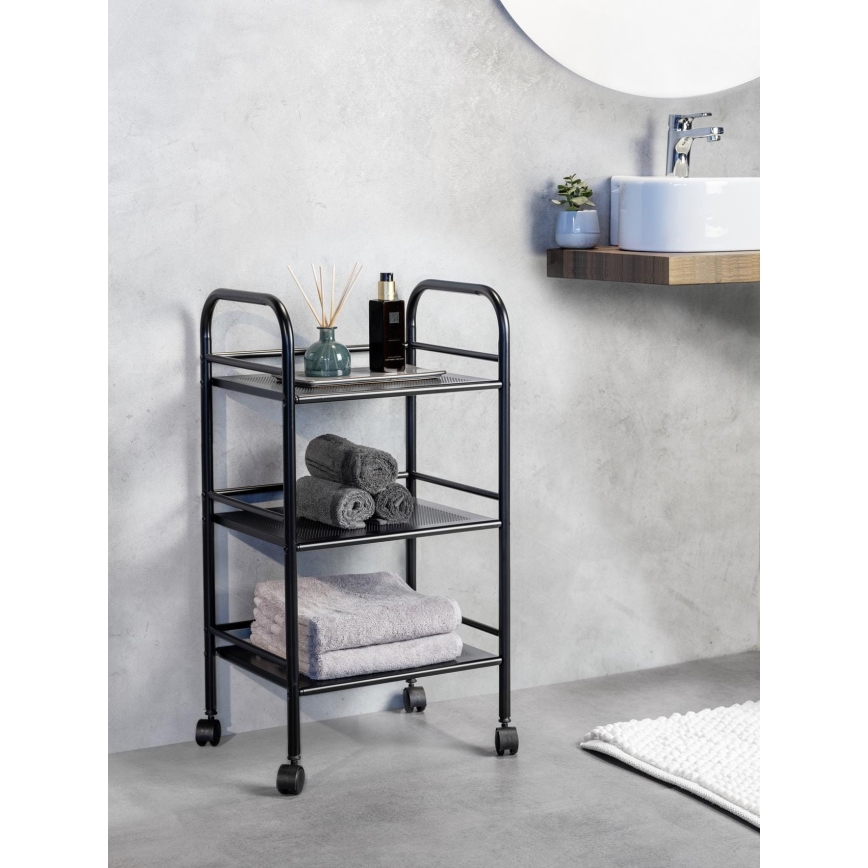 WENKO 71560800 - Rullvagn 41x75 cm, svart