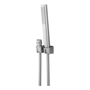 WENKO 81340100 - Dusch DUO 170 x 2,7 cm polerad krom/silver/grå
