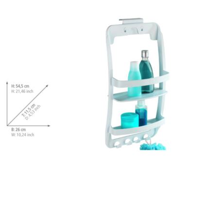 WENKO 8409100 - Hylla UNIVERSAL 26x54,5 cm vit