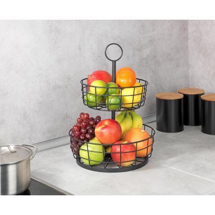 WENKO 88740800 - Korg LOFT 28x39 cm svart
