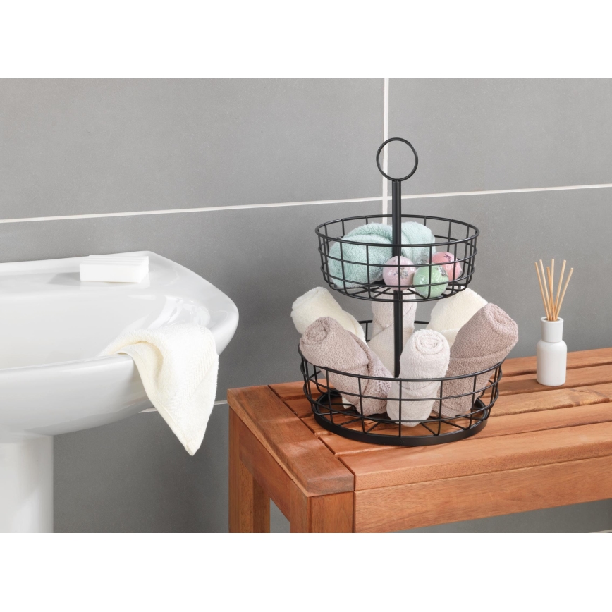 WENKO 88740800 - Korg LOFT 28x39 cm svart