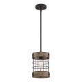Westinghouse 61180 - Ljuskrona med textilsladd LANGSTON 1xE27/60W/230V tall