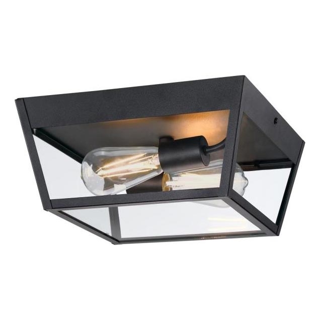 Westinghouse 61219 - Taklampa för utomhusbruk PETERSON 2xE27/40W/230V IP44