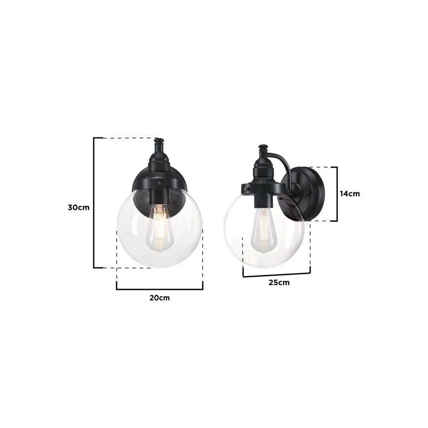 Westinghouse 61239 - Vägglampa för utomhusbruk EDDYSTONE 1xE27/60W/230V IP44
