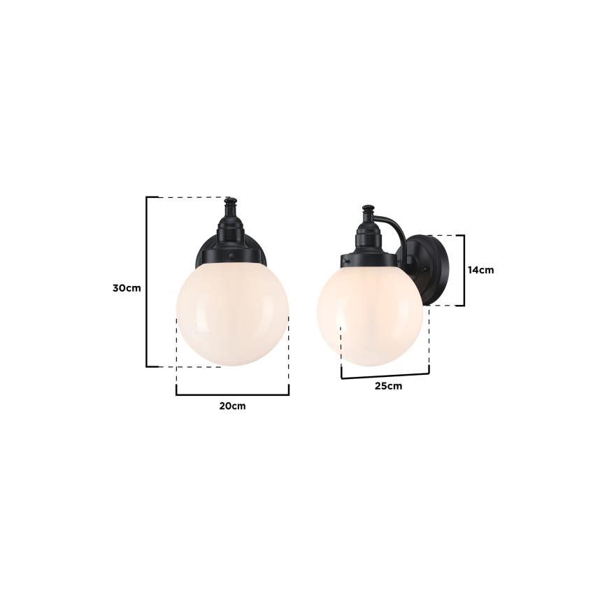 Westinghouse 61240 - Vägglampa för utomhusbruk EDDYSTONE 1xE27/60W/230V IP44