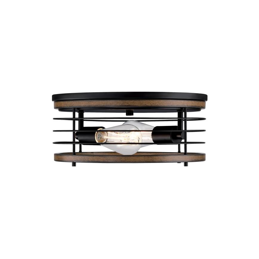 Westinghouse 61250 - Taklampa ACKTON 2xE27/60W/230V barnwood