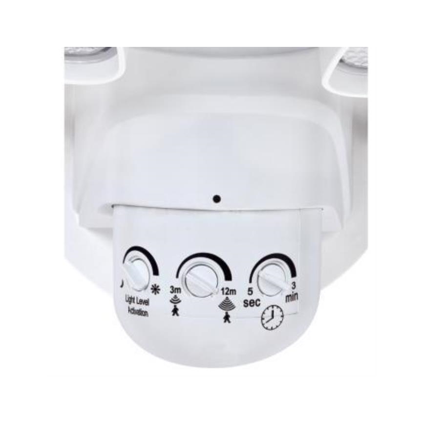 Westinghouse 63642 - LED Utomhusstrålkastare med en sensor 2xLED/8,75W/230V IP44