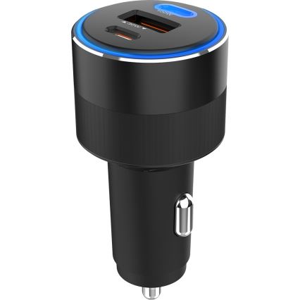 Winner Group - Billaddare 2xUSB-C + 1xUSB-A Power Delivery 130W svart