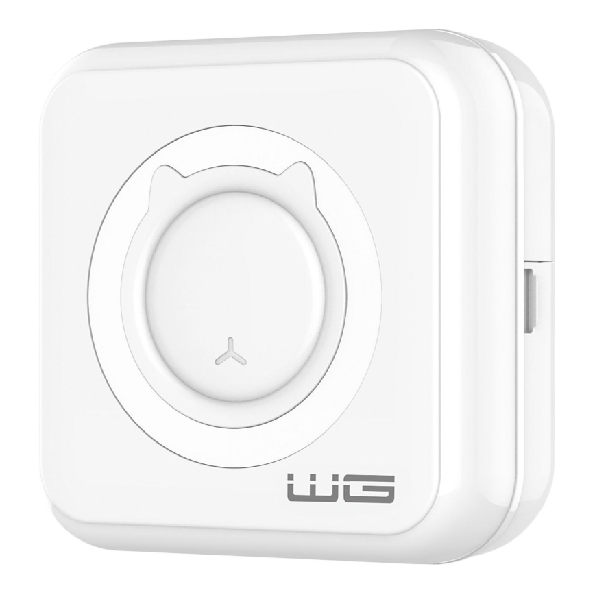 Winner Group - Mini termisk skrivare 800 mAh vit