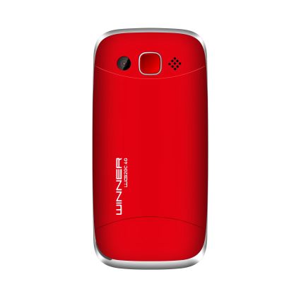 Winner Group - Mobiltelefon för äldre människor 1600 mAh röd