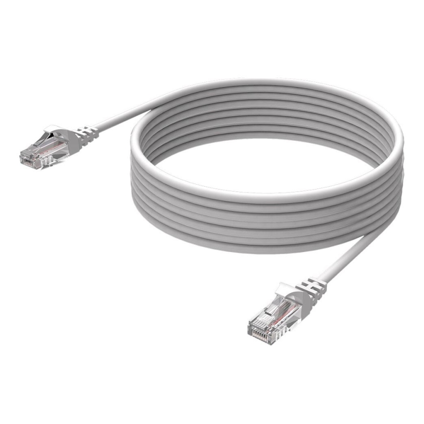 Winner Group - Nätverkskabel (Ethernet) RJ45 / RJ45 CAT-6 5m vit