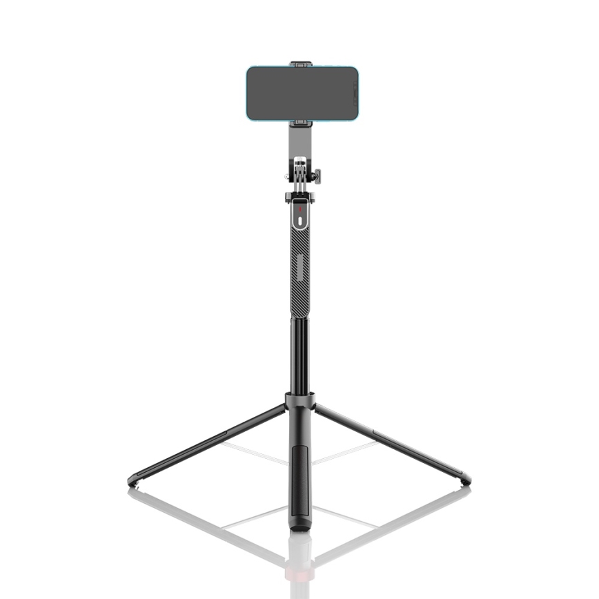 Winner Group - Selfie pinne 3i1 med stativ 55 mAh 180 cm svart