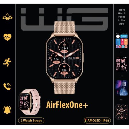 Winner Group - Smart klocka AirFlexOne+ 300 mAh IP68 guld