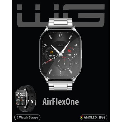 Winner Group - Smartklocka AirFlexOne 300 mAh IP68 i silver