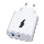 Winner Group - Snabbladdningsadapter 1xUSB-C + 1xUSB-A Power Delivery 38W vit