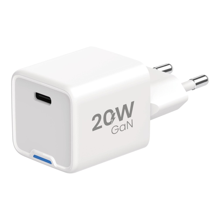 Winner Group - Snabbladdningsadapter 1xUSB-C Power Delivery 20W vit