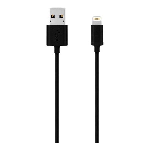Winner Group - USB-kabel MFI Lightning / USB-A 2m svart