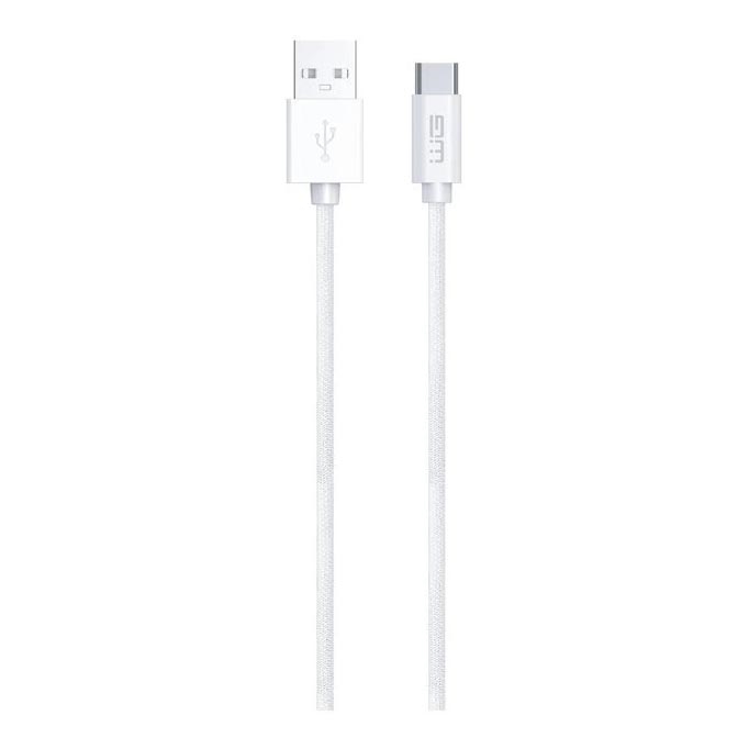 Winner Group - USB-kabel USB-C / USB-A 60W 2m vit