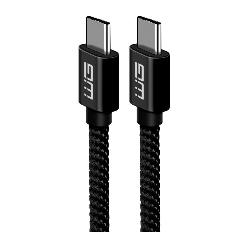 Winner Group - USB-kabel USB-C / USB-C 60W 1m svart