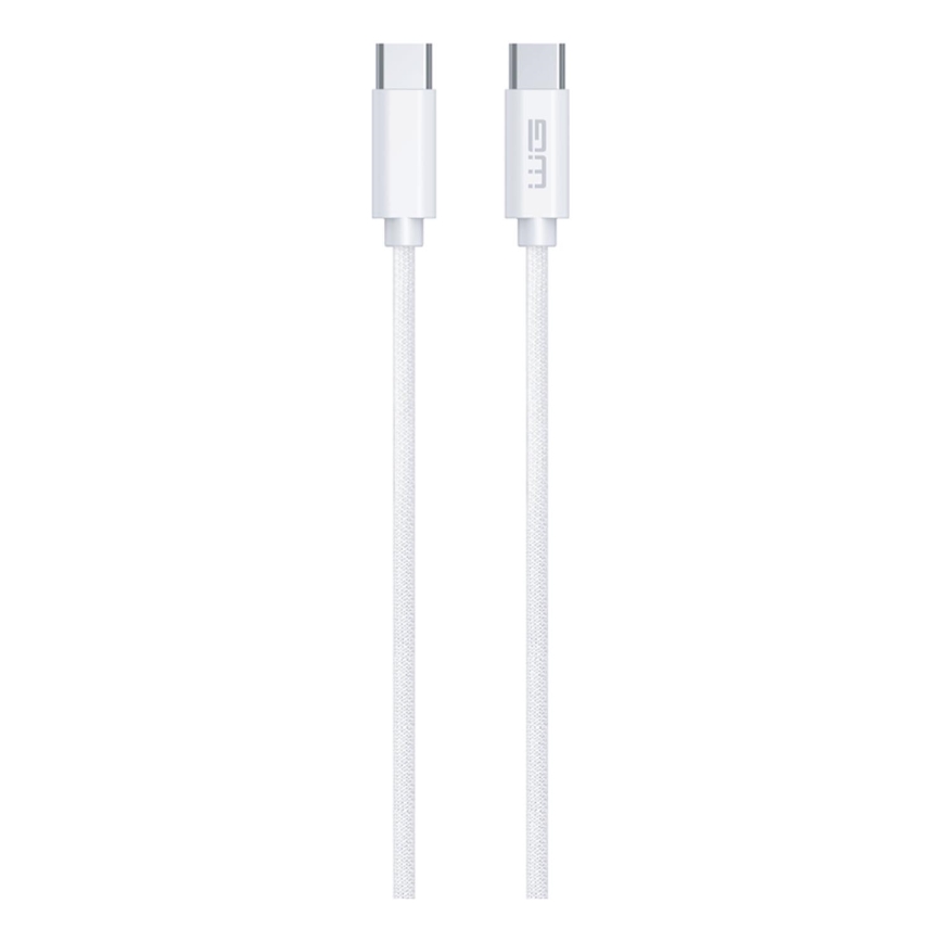 Winner Group - USB-kabel USB-C / USB-C 60W 3m vit