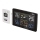 Wireless weather station with an alarm clock 3xAAA svart
